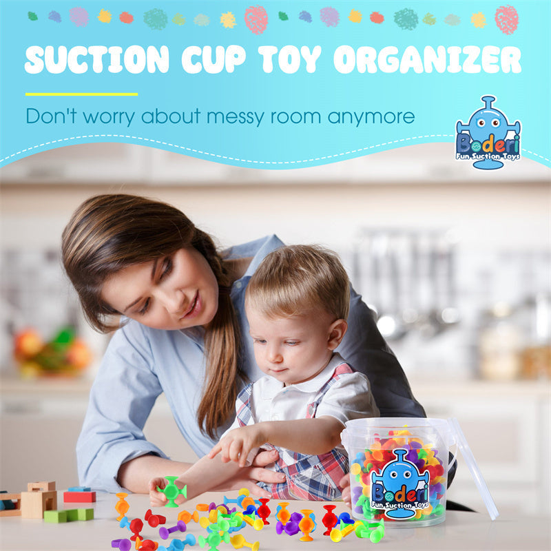 Kids Suction Play Set 114 PCS - Boys & Girls