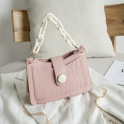 Women's stone pattern messenger bag with underarm and shoulder straps, stylish and functional, by BACKUPMYFILESNOW®.