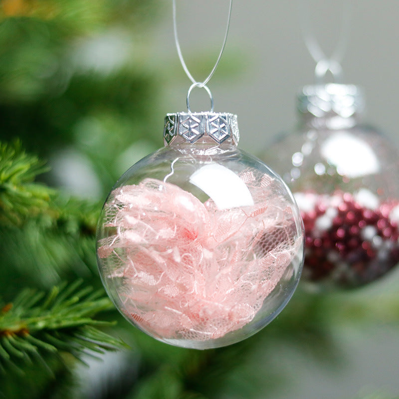Christmas Decorations 24-piece set of 6cm Christmas balls in assorted colors and finishes