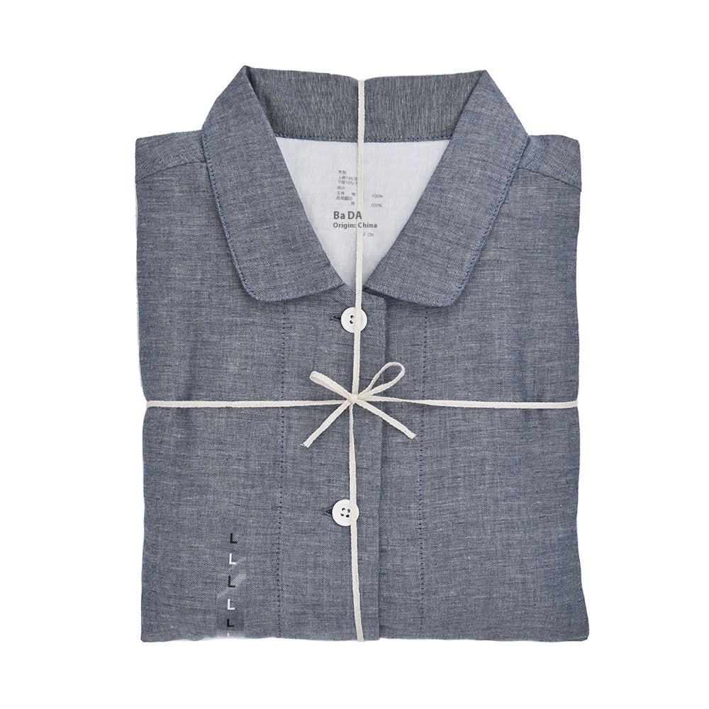 Double-layer yarn pajamas without printing in a soft, minimalist design by My Store
