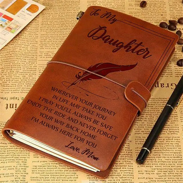 Fashion Portable Leather Diary Journal for Kids Gift