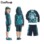 2 - 10 Years Baby Boy Swimsuit Children's Swimwear for kids Quick Drying Sun Protection Swimwear Clothes set - BACKUPMYFILESNOW.COM®