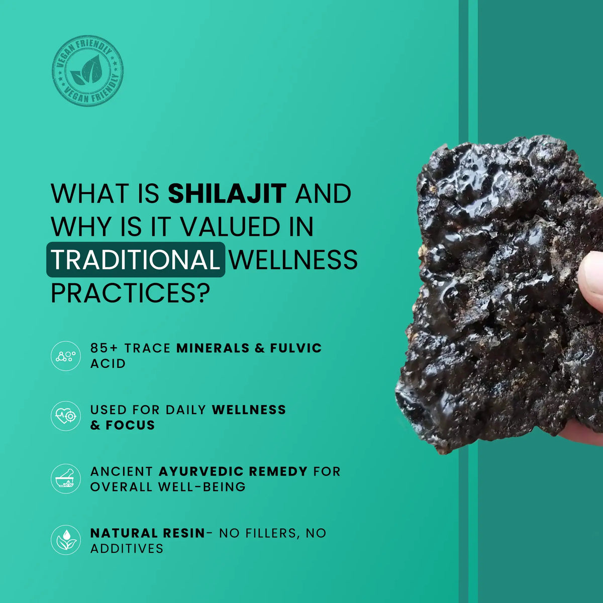 BeepWell Shilajit resin and gummies bundle with a jar of Shilajit resin and a container of Shilajit gummies on a white background.