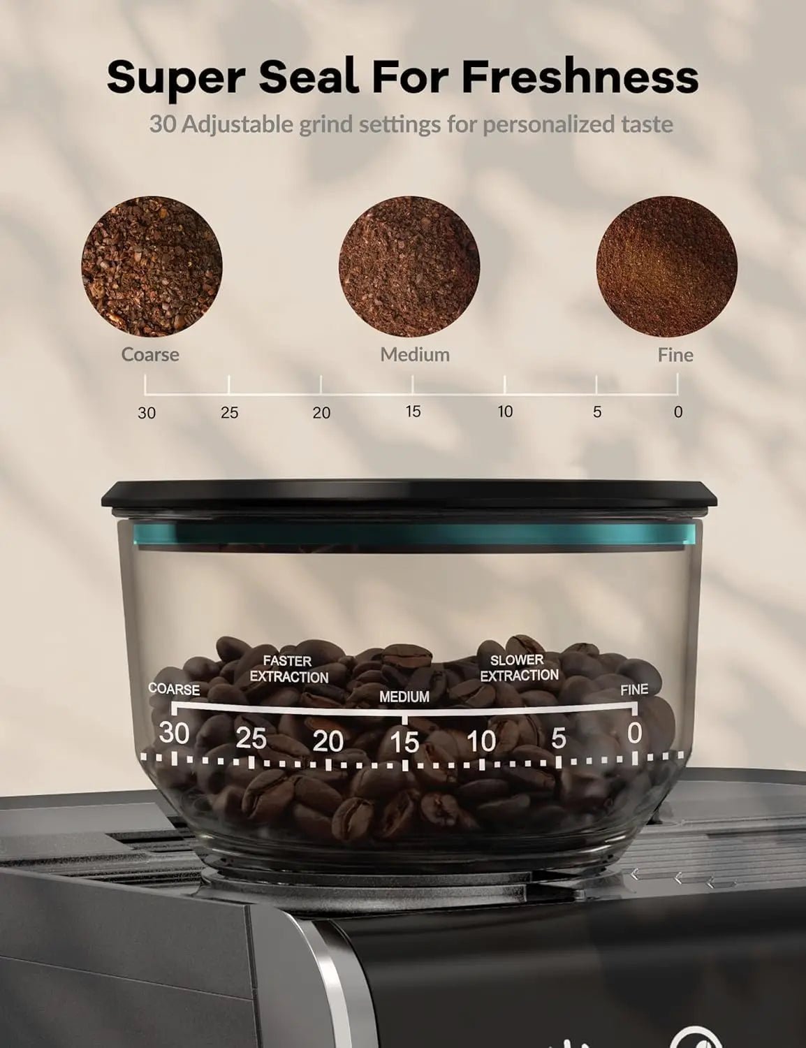 20 Bar Espresso Coffee Machine 1450W Semi Automatic Espresso Maker with Grinder for Latte Cappuccino Gift Coffee Lover - BACKUPMYFILESNOW