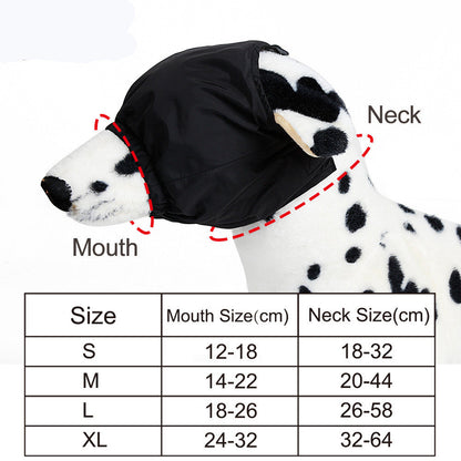 Stable eye mask in black fabric, designed to cover the eyes comfortably during sleep or relaxation