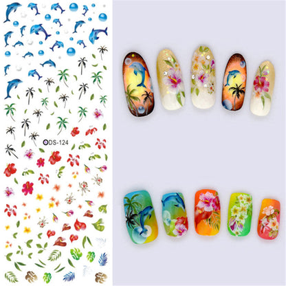 Watermark sticker decal nail sticker by My Store, adhesive nail art design in close-up view