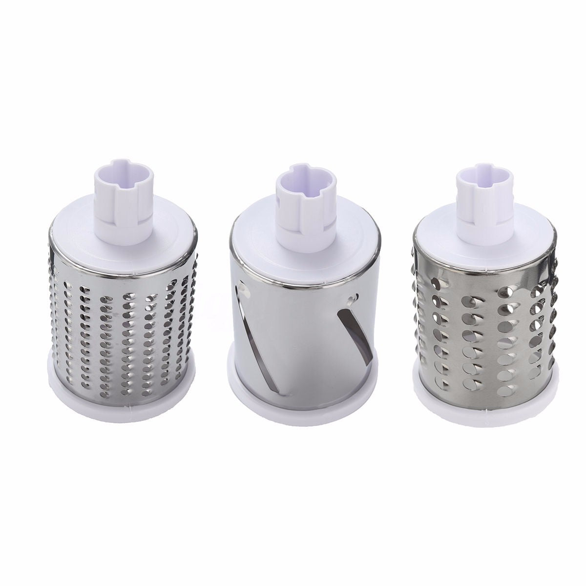 Round vegetable cutter mandoline slicer with julienne blade for potatoes, carrots, and cheese grating