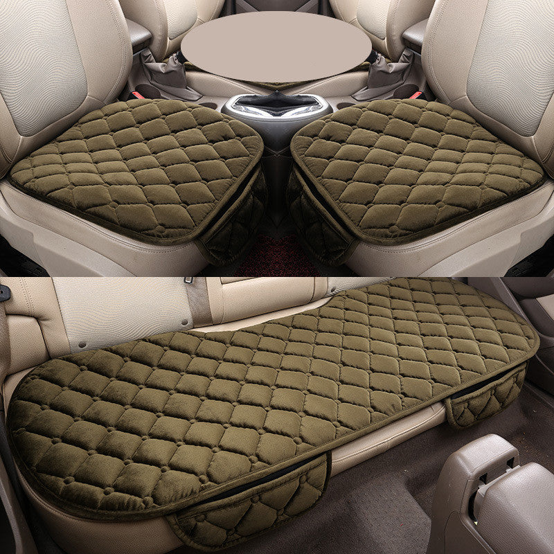 Plush plus velvet warm cushion in a soft, comfortable design