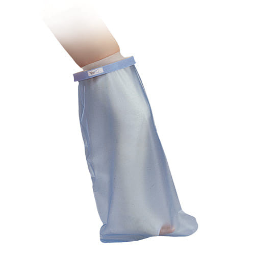 Long leg SEAL-TIGHT Original Cast Protection for adults by BACKUPMYFILESNOW®, bath care product for cast safety and comfort.