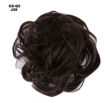 Hair ring in metallic design by My Store, close-up product view