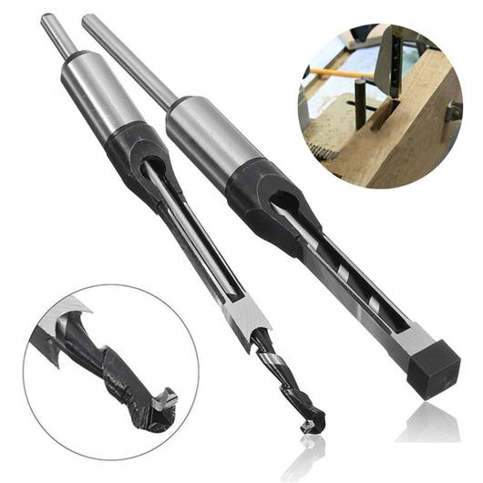 Square hole drill bit by My Store for wood drilling, metal cutting tool visible in product image