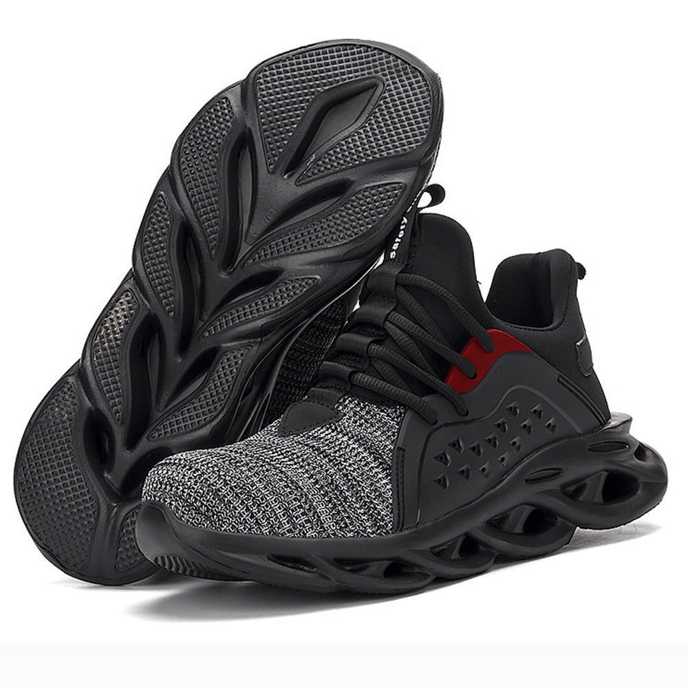 Men's Breathable Safety Shoes - Protective Work Footwear