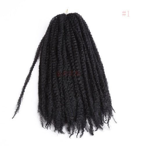 European and American wig, natural-looking hairpiece shown from the front