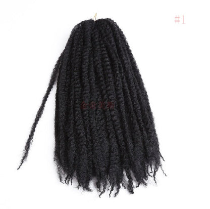European and American wig, natural-looking hairpiece shown from the front