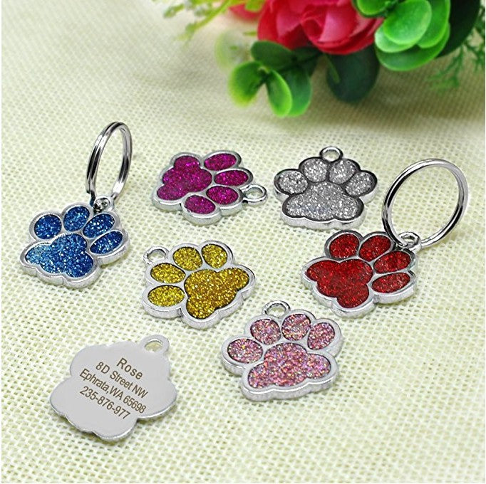 Footprint dog type 7 by My Store, showing a paw print design in a clear product image