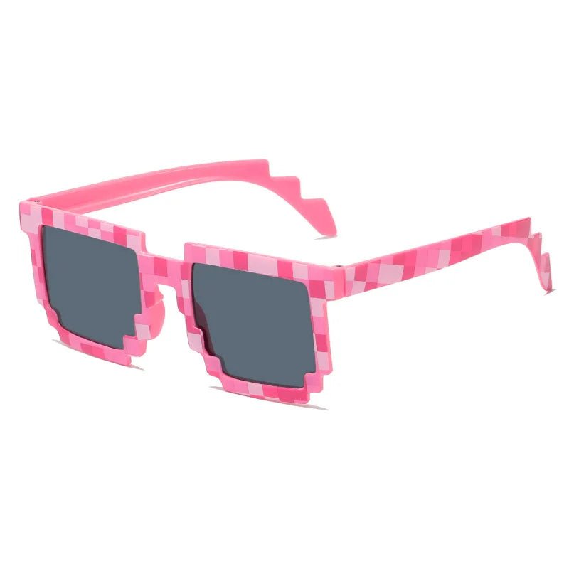 2021 New fashion Sun Glasses Hot Sale Sunglasses Creeper Glasses Novelty Mosaic Funny Goggles Boys Girls Pixel Eyewear - BACKUPMYFILESNOW.COM®