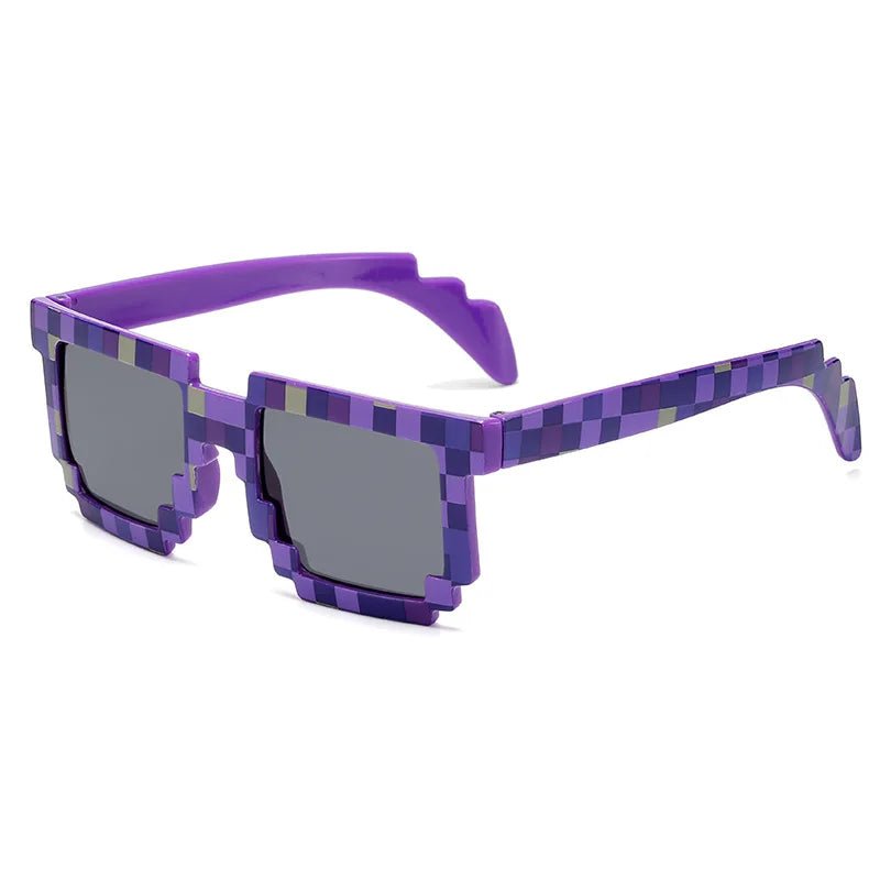 2021 New fashion Sun Glasses Hot Sale Sunglasses Creeper Glasses Novelty Mosaic Funny Goggles Boys Girls Pixel Eyewear - BACKUPMYFILESNOW.COM®