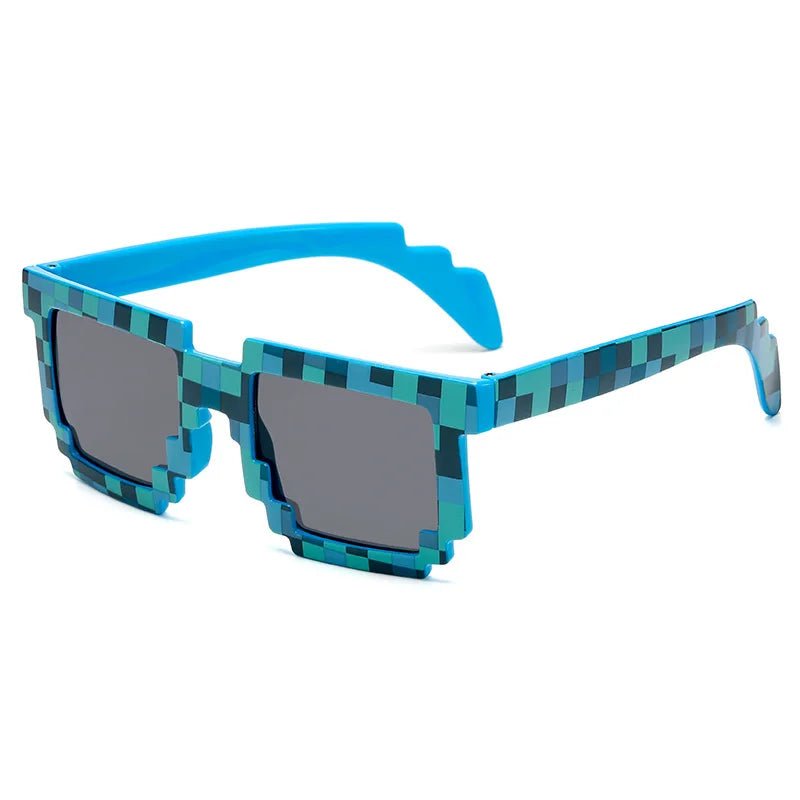 2021 New fashion Sun Glasses Hot Sale Sunglasses Creeper Glasses Novelty Mosaic Funny Goggles Boys Girls Pixel Eyewear - BACKUPMYFILESNOW.COM®