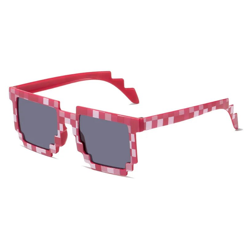 2021 New fashion Sun Glasses Hot Sale Sunglasses Creeper Glasses Novelty Mosaic Funny Goggles Boys Girls Pixel Eyewear - BACKUPMYFILESNOW.COM®