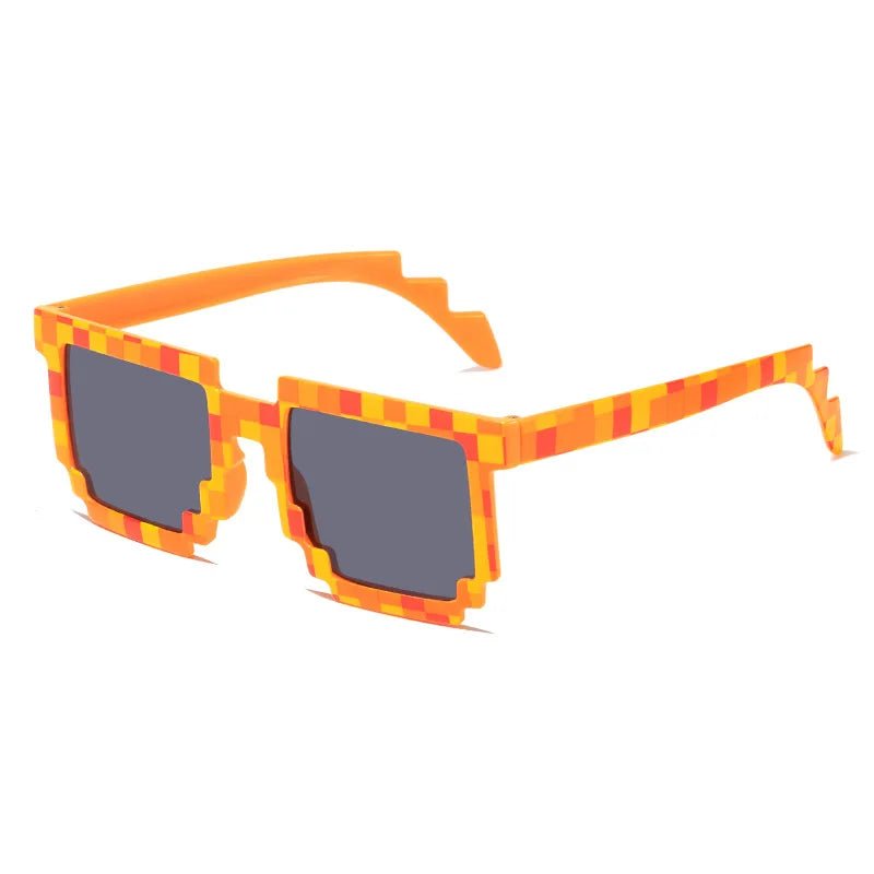 2021 New fashion Sun Glasses Hot Sale Sunglasses Creeper Glasses Novelty Mosaic Funny Goggles Boys Girls Pixel Eyewear - BACKUPMYFILESNOW.COM®