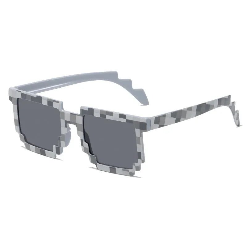 2021 New fashion Sun Glasses Hot Sale Sunglasses Creeper Glasses Novelty Mosaic Funny Goggles Boys Girls Pixel Eyewear - BACKUPMYFILESNOW.COM®