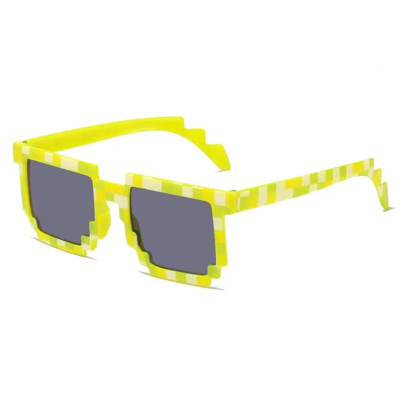 2021 New fashion Sun Glasses Hot Sale Sunglasses Creeper Glasses Novelty Mosaic Funny Goggles Boys Girls Pixel Eyewear - BACKUPMYFILESNOW.COM®