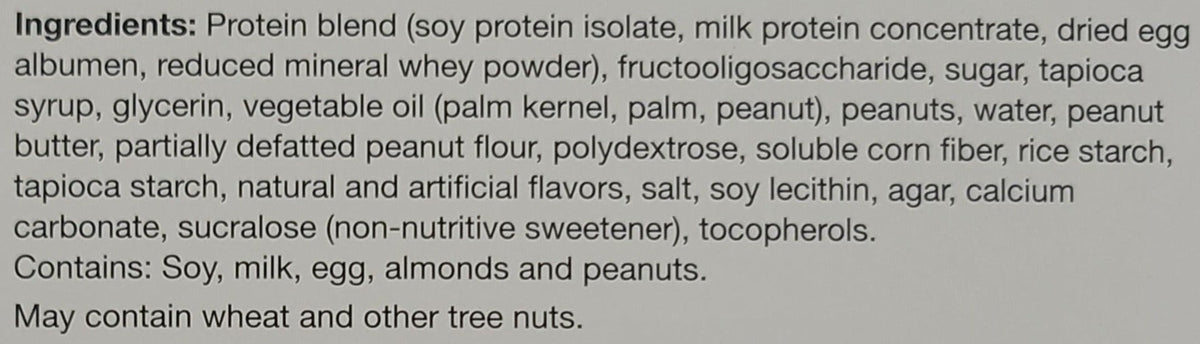 AmBari Nutrition Fluffy Nutter Bar, a protein bar with a creamy peanut flavor and fluffy texture, displayed on a white surface.