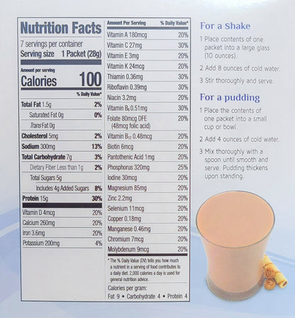 AmBari Nutrition Hazelnut Cocoa Shake in a glass, showing its creamy texture and rich hazelnut and cocoa flavor.