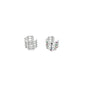 CZ clear and multicolor ear cuffs by MIA Jewelry featuring sparkling stones and vibrant hues, stylish for pierced ears.