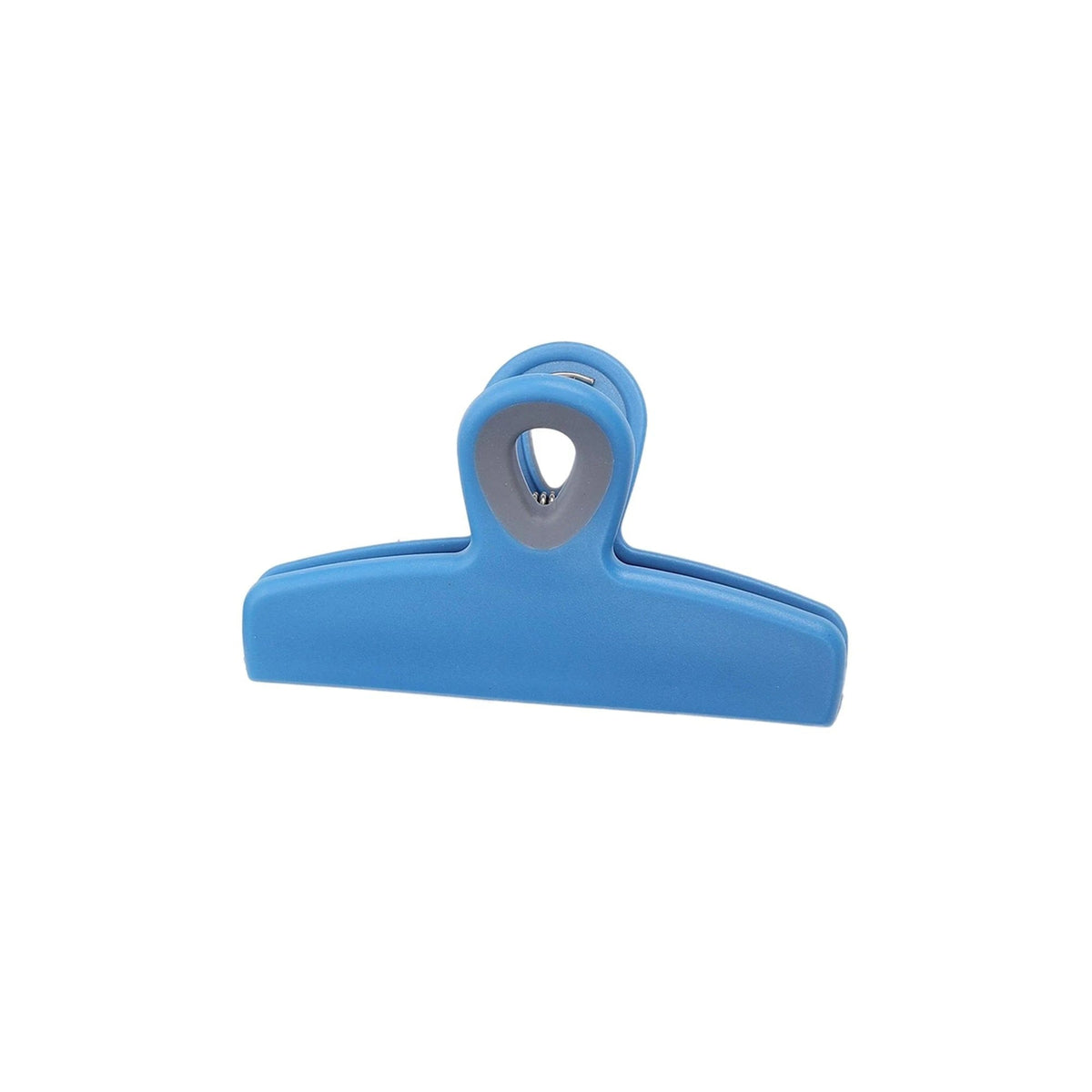 Blue 4-piece bag clip set from Dura Living, kitchen tools for sealing and organizing food bags.