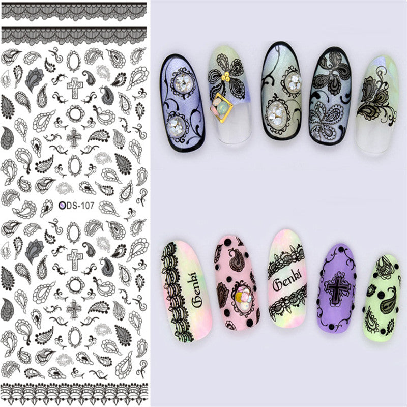 Watermark sticker decal nail sticker, close-up design by My Store
