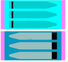 Mobile phone battery glue double-sided easy-tear adhesive glue stick close-up
