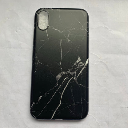 Marble silicone phone case compatible with Apple iPhone 7, 8 Plus, X, XR, XS, 6, and 6S