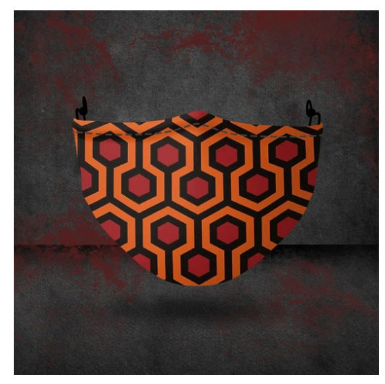 Explosive Halloween mask with spooky design for costume parties and haunted house events