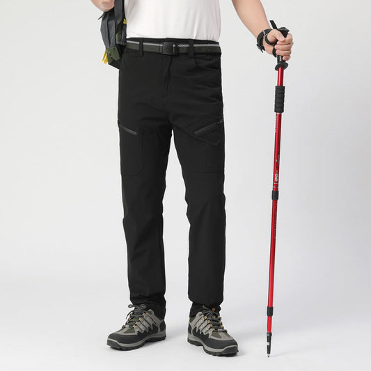 Waterproof stretchy breathable outdoor work pants with multiple pockets for hiking娱乐注册