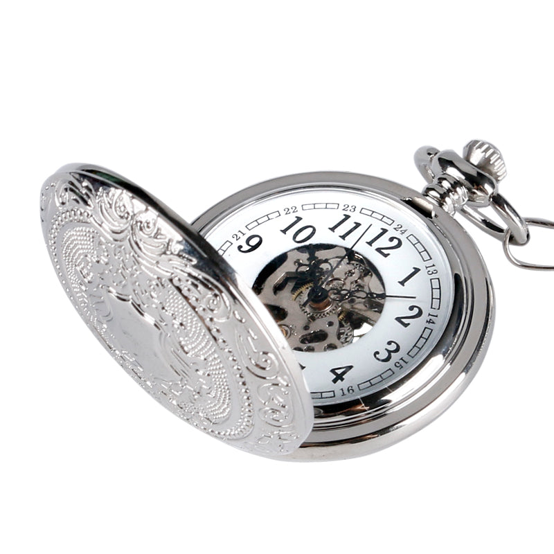 Mechanical pocket watch by My Store with classic design and visible winding crown