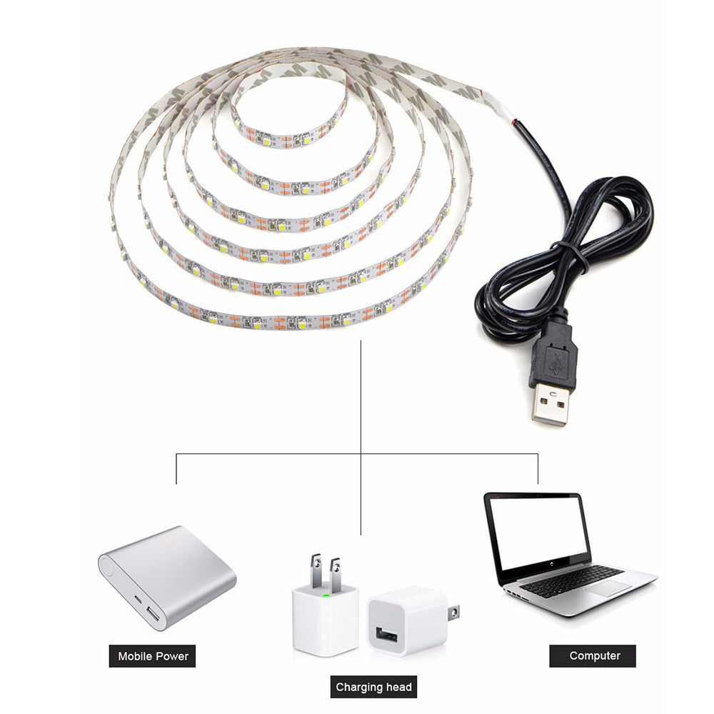 RGB 5050 LED strip light by My Store on white background