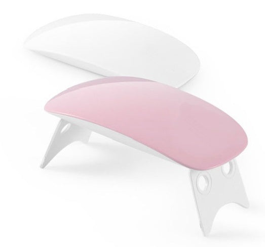 Portable 6W USB LED light therapy machine for nail curing, compact white design