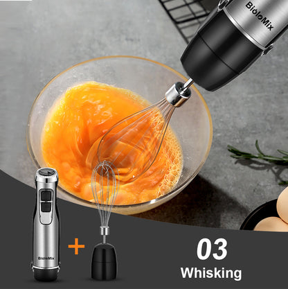 Handheld blender by My Store, compact immersion blender with ergonomic grip and stainless steel blending shaft