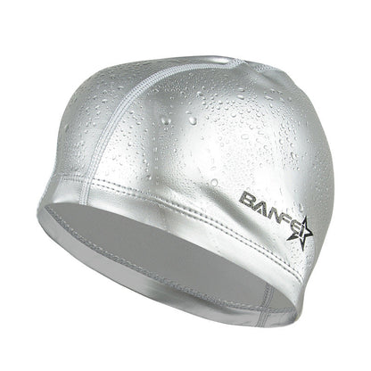 Waterproof swimming cap by My Store, shown in a simple close-up view