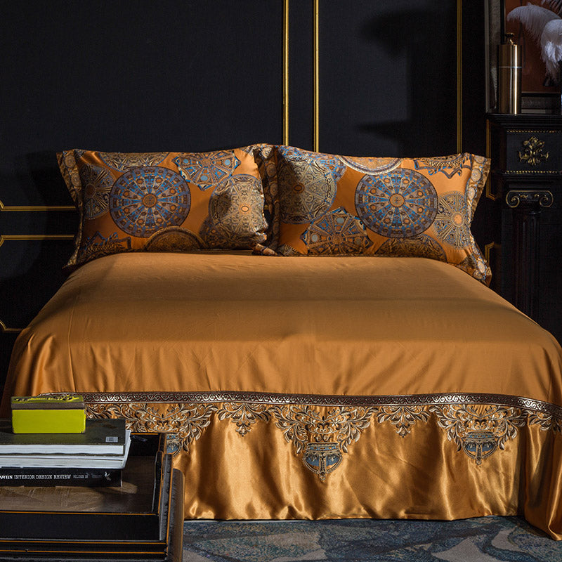 Home textile bedding kit by My Store in a neatly arranged bedding set close-up