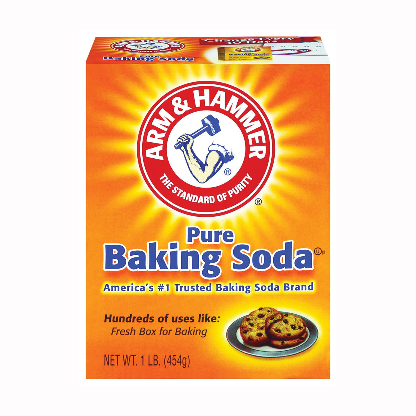 Arm & Hammer Pure Baking Soda 1 Lb Box