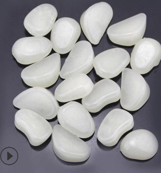 Glow in the dark rocks by My Store, colorful luminous stones for nighttime decoration