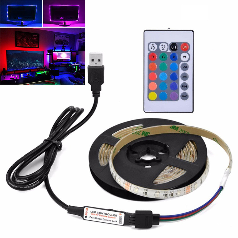 RGB 5050 LED strip light with colorful flexible LEDs