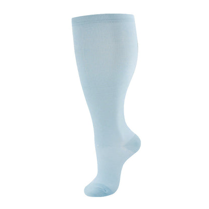 Plus-size compression socks, nylon nurse socks for men and women in a comfortable stretch design