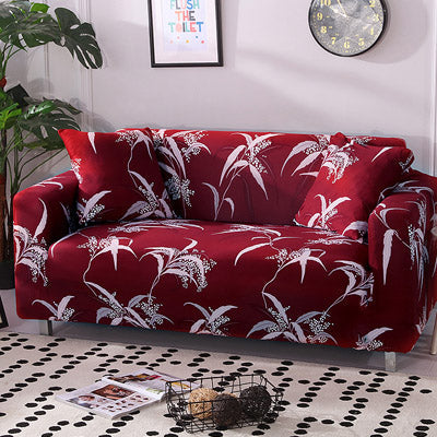 Printed sofa cushion cover in a decorative pattern