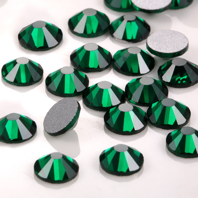 Nail drill glass flat drill with rhinestone detail by My Store
