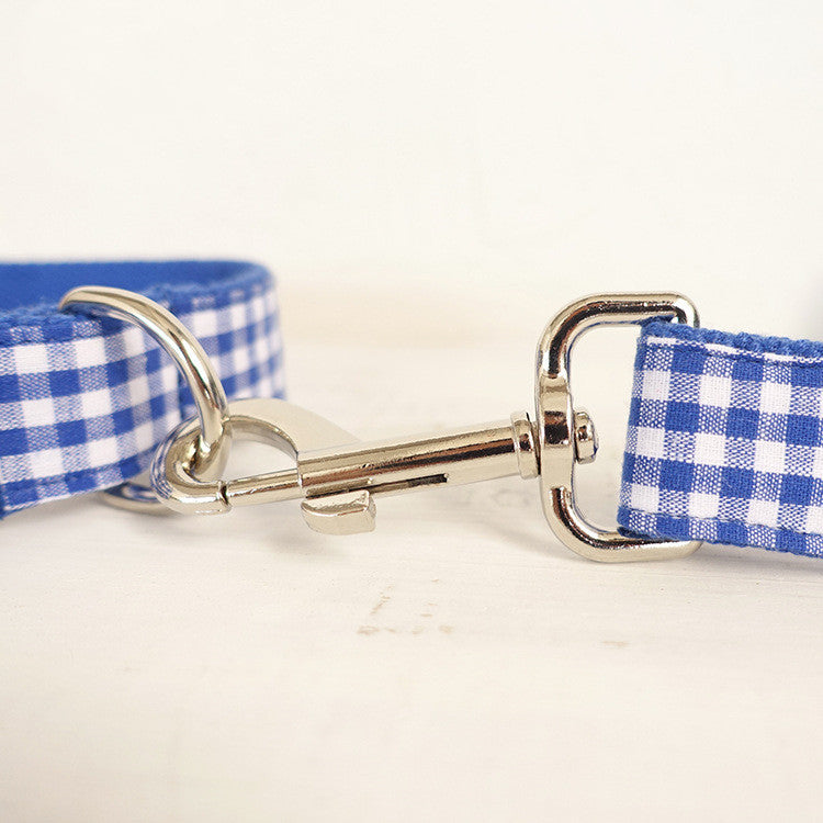 Blue pet dog leash for pets, shown in close-up