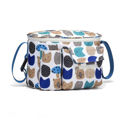 Large My Store diaper bag with spacious compartments and adjustable shoulder straps