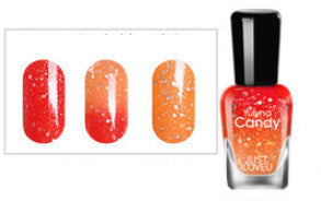 Oily warming nail polish bottle by My Store with a glossy finish and warming formula label